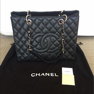 Chanel Grand Shopper Tote Caviar